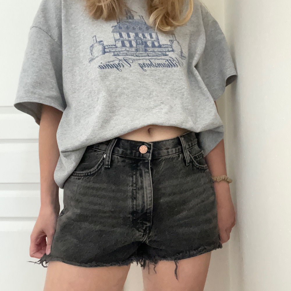 BDG Black Denim Shorts
